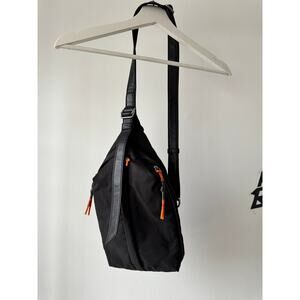 Rag & Bone Revival Recycled Fabric Crossbody Bag Black Sling